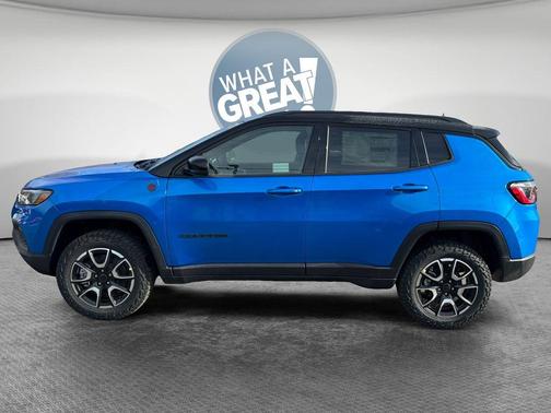 Hydro Blue Pearlcoat 2026 Jeep Compass Trailhawk