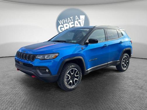 Hydro Blue Pearlcoat 2026 Jeep Compass Trailhawk
