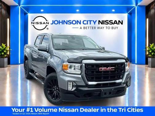 Satin Steel Metallic 2022 GMC Canyon Elevation
