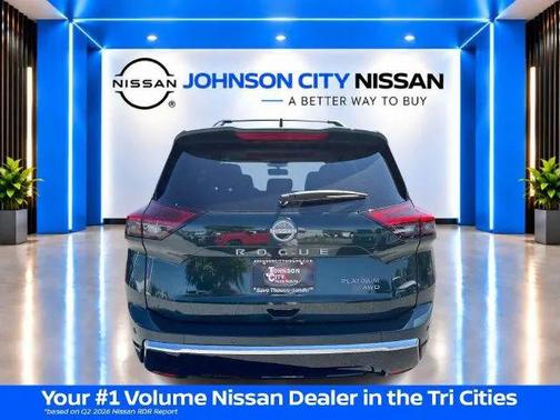 Obsidian Green 2026 Nissan Rogue Platinum