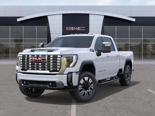 Glacier White Tricoat 2026 GMC Sierra 2500 Denali