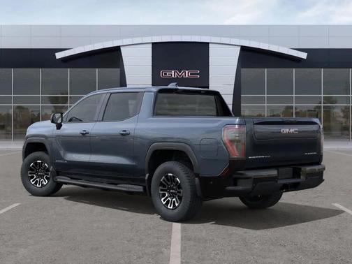 Deep Ocean Metallic 2026 GMC Sierra EV Standard Range Elevation