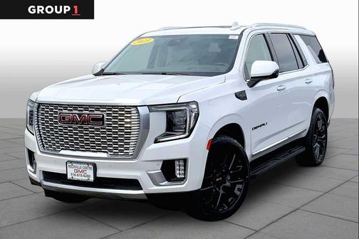 White Frost Tricoat 2023 GMC Yukon Denali