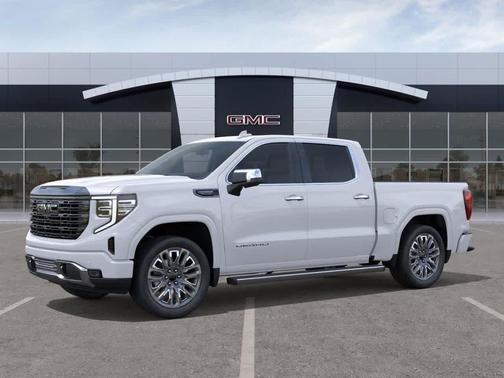 Glacier White Tricoat 2026 GMC Sierra 1500 Denali Ultimate