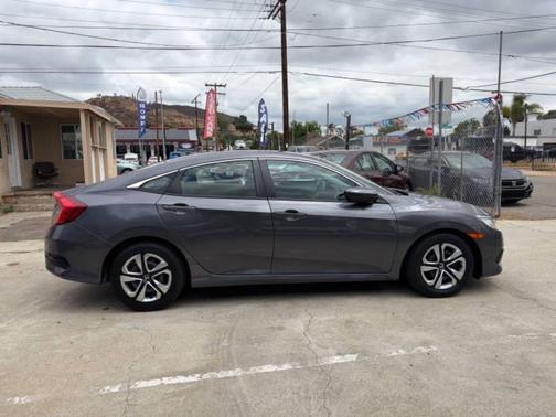 Gray 2018 Honda Civic LX