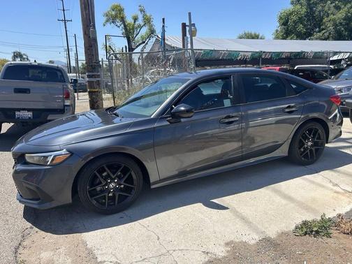 Gray 2022 Honda Civic Sport