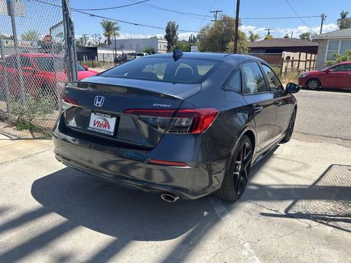 Gray 2022 Honda Civic Sport