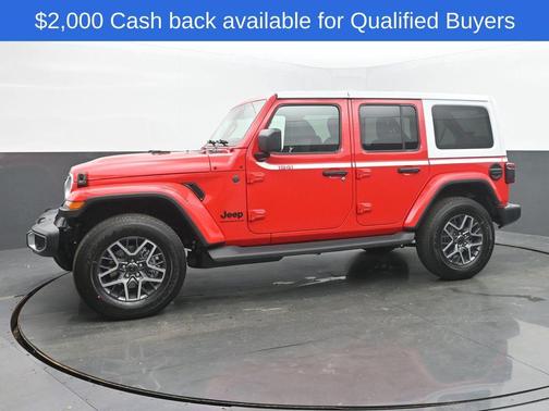 Firecracker Red Clearcoat 2026 Jeep Wrangler Sahara
