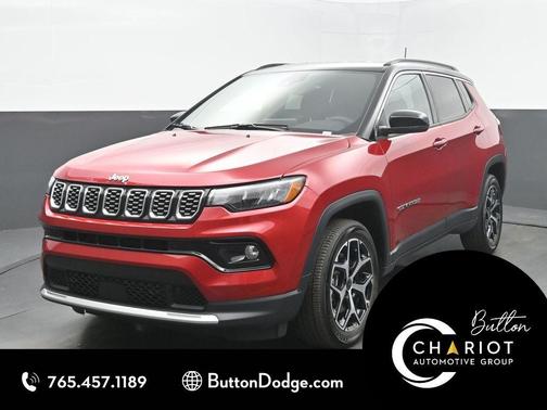 Red 2025 Jeep Compass Limited