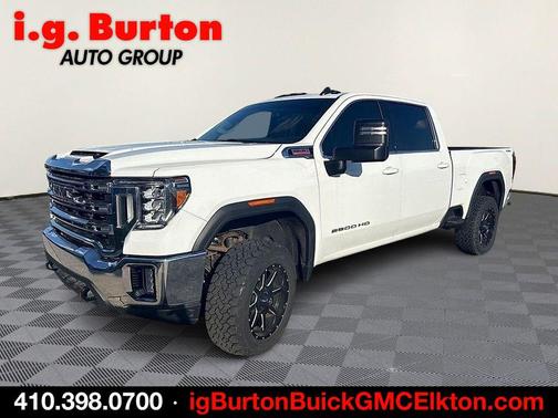 Summit White 2021 GMC Sierra 2500 SLE