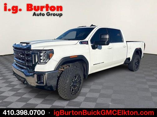 Summit White 2021 GMC Sierra 2500 SLE