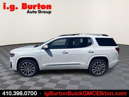 White Frost 2021 GMC Acadia Denali