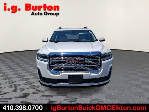 White Frost 2021 GMC Acadia Denali