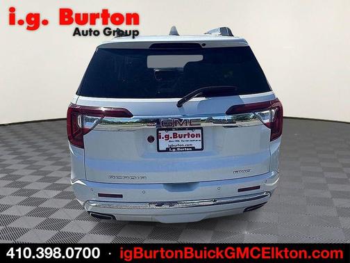 White Frost 2021 GMC Acadia Denali