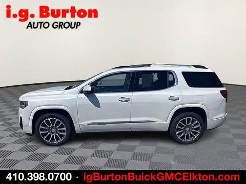 White Frost 2021 GMC Acadia Denali