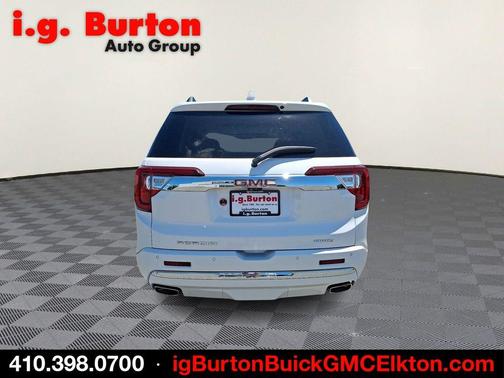 White Frost 2021 GMC Acadia Denali