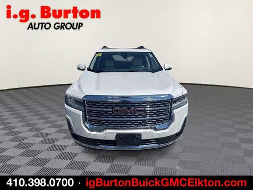 White Frost 2021 GMC Acadia Denali