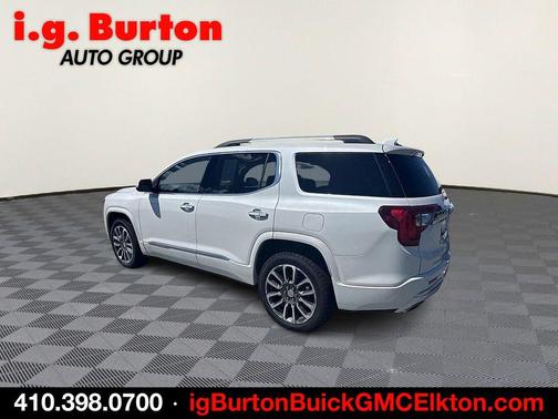 White Frost 2021 GMC Acadia Denali