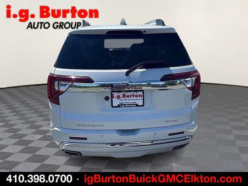 White Frost 2021 GMC Acadia Denali