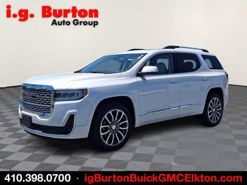 White Frost 2021 GMC Acadia Denali