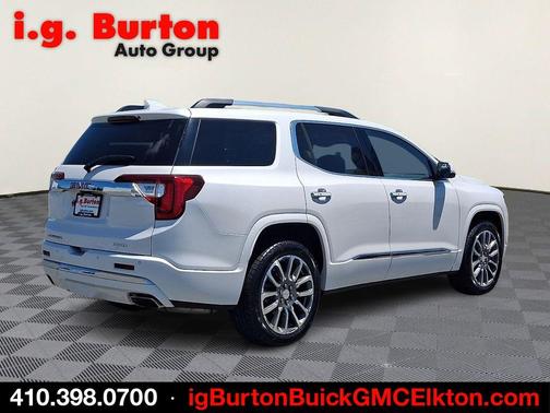 White Frost 2021 GMC Acadia Denali
