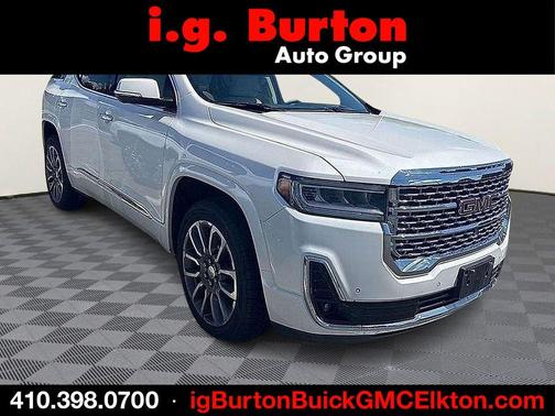 White Frost 2021 GMC Acadia Denali