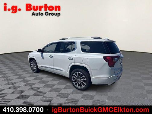 White Frost 2021 GMC Acadia Denali