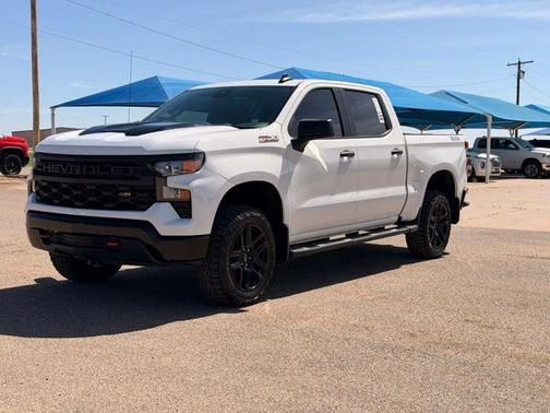 Summit White 2026 Chevrolet Silverado 1500 Custom Trail Boss