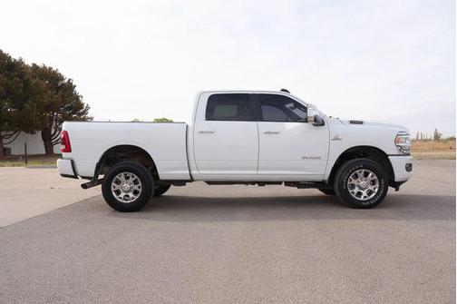 Bright White Clearcoat 2024 RAM 2500 Laramie Crew Cab 4x4 6'4' Box
