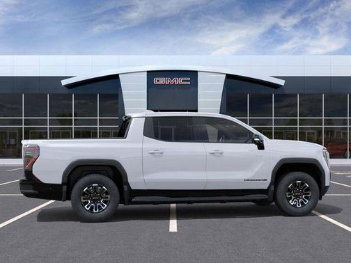 Summit White 2026 GMC Sierra EV Extended Range Elevation