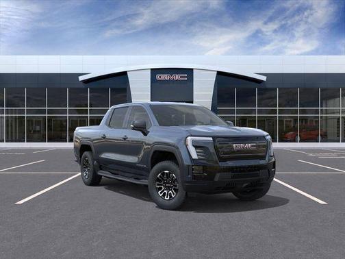 Deep Ocean Metallic 2026 GMC Sierra EV Extended Range Elevation