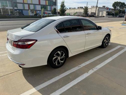 White Orchid Pearl 2017 Honda Accord LX