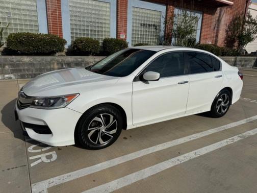 White Orchid Pearl 2017 Honda Accord LX
