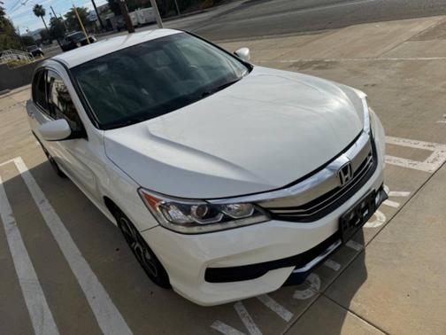 White Orchid Pearl 2017 Honda Accord LX