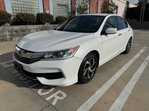 White Orchid Pearl 2017 Honda Accord LX