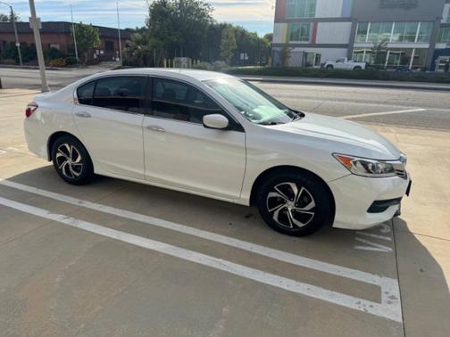 White Orchid Pearl 2017 Honda Accord LX