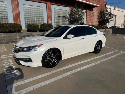 White 2016 Honda Accord Sport