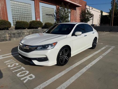 White 2016 Honda Accord Sport
