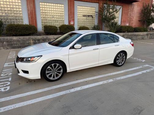 White 2014 Honda Accord Sport
