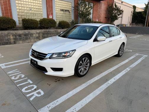 White 2014 Honda Accord Sport
