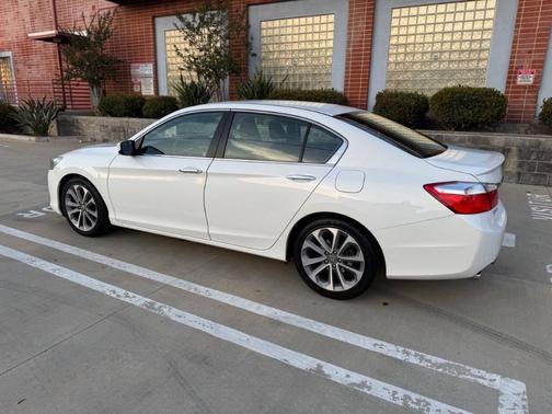 White 2014 Honda Accord Sport