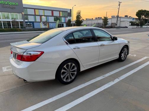 White 2014 Honda Accord Sport
