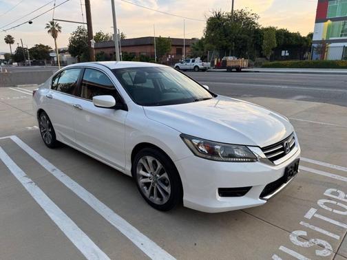 White 2014 Honda Accord Sport