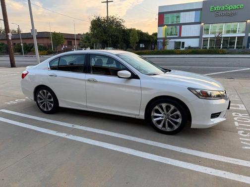 White 2014 Honda Accord Sport