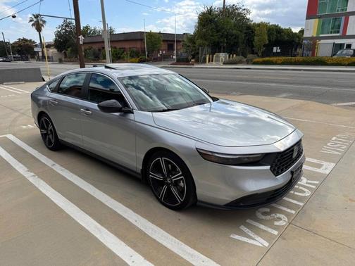 Gray 2024 Honda Accord Hybrid Sport