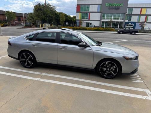 Gray 2024 Honda Accord Hybrid Sport