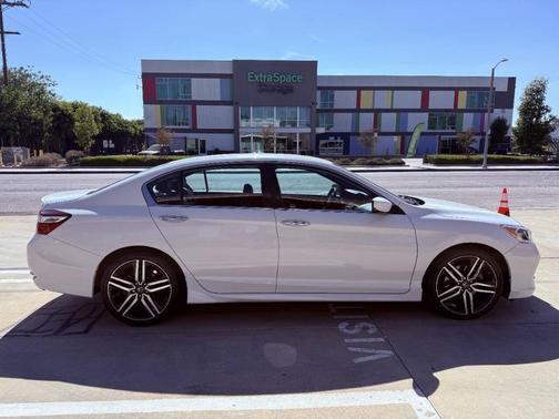 White 2017 Honda Accord Sport