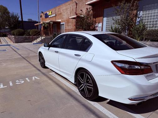 White 2017 Honda Accord Sport