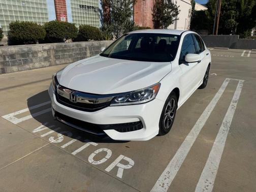 White 2016 Honda Accord LX