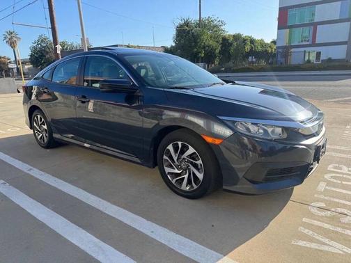 Pewter 2018 Honda Civic EX